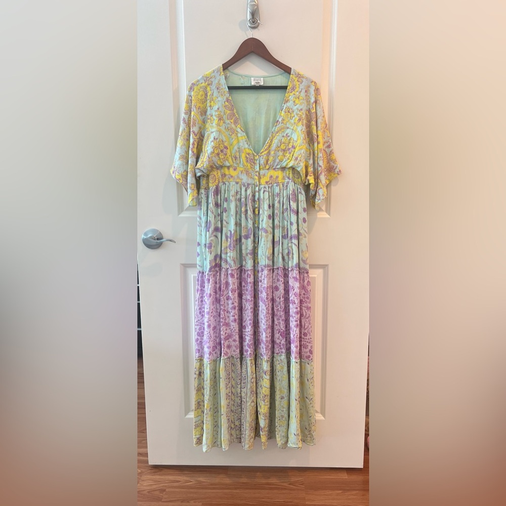 HEMANT & NANDITA Multi Floral Printed
Maxi Dress - Picture 2 of 16